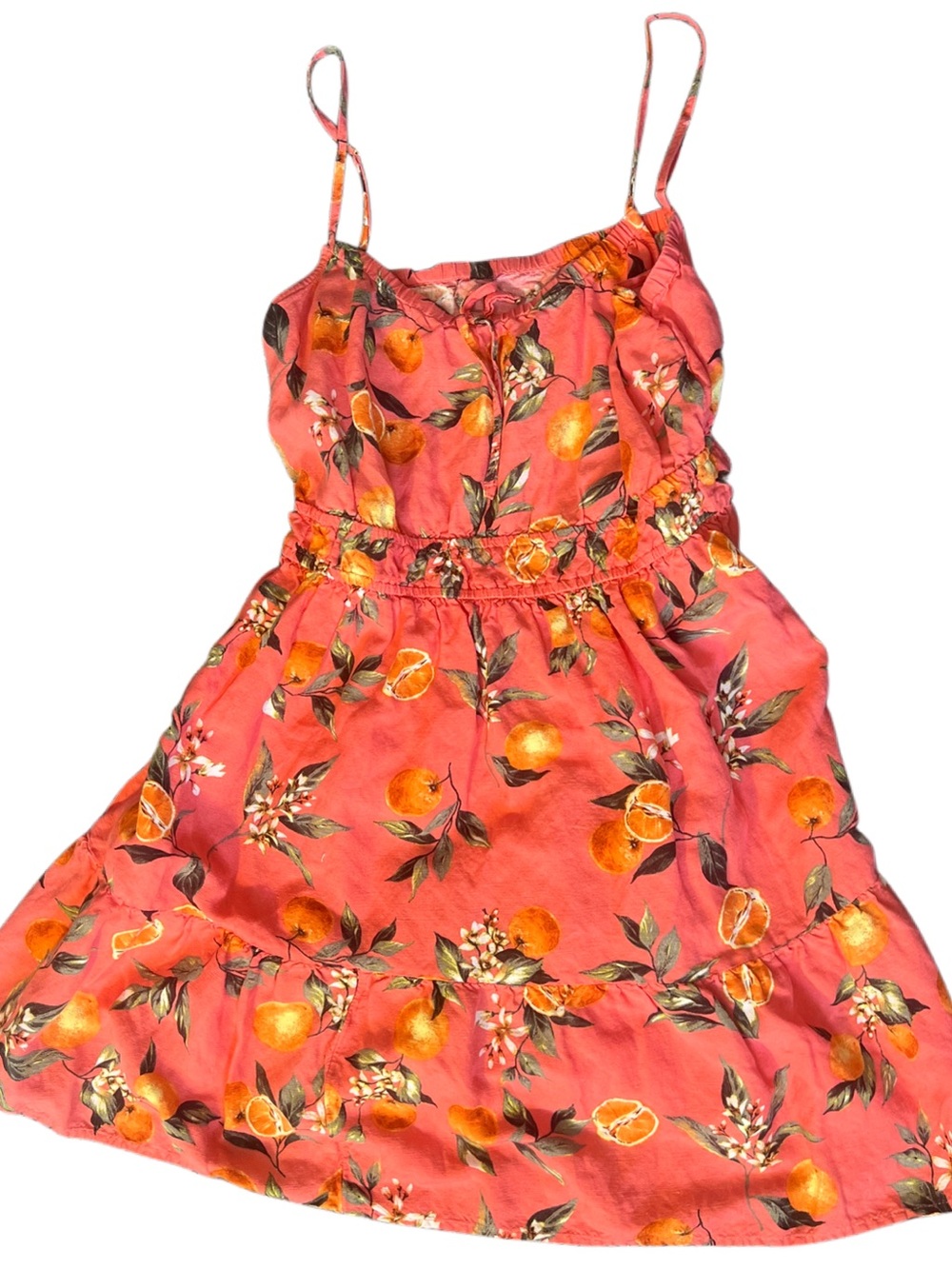 Orange Blossom Floral Sundress
